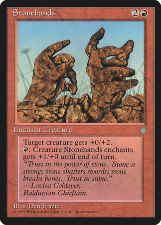 Stonehands [Ice Age] | Dumpster Cat Games