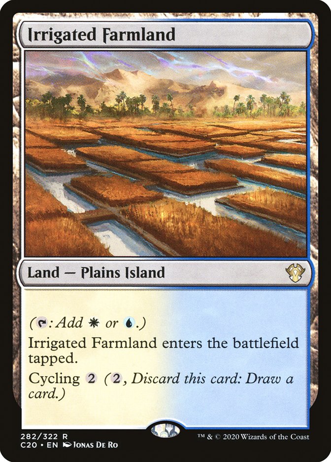 Irrigated Farmland [Commander 2020] | Dumpster Cat Games