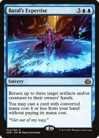Baral's Expertise [Aether Revolt] | Dumpster Cat Games