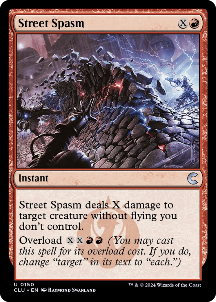 Street Spasm [Ravnica: Clue Edition] | Dumpster Cat Games