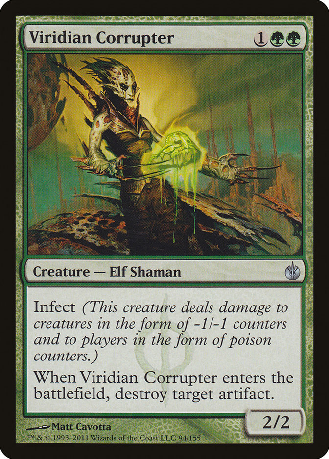 Viridian Corrupter [Mirrodin Besieged] | Dumpster Cat Games