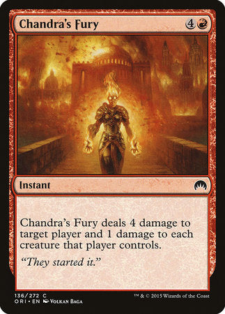 Chandra's Fury [Magic Origins] | Dumpster Cat Games