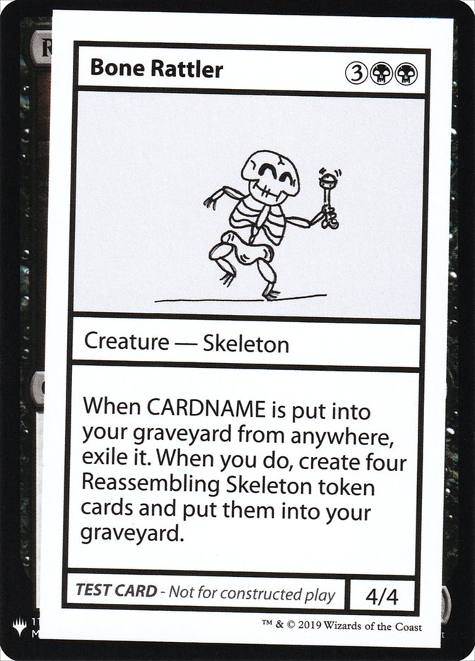 Bone Rattler [Mystery Booster Playtest Cards] | Dumpster Cat Games