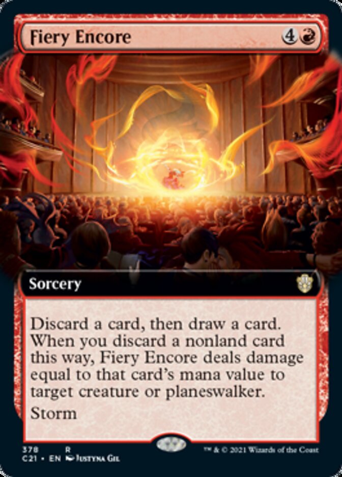 Fiery Encore (Extended) [Commander 2021] | Dumpster Cat Games