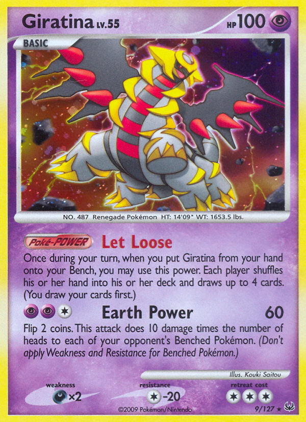 Giratina (9/127) [Platinum: Base Set] | Dumpster Cat Games