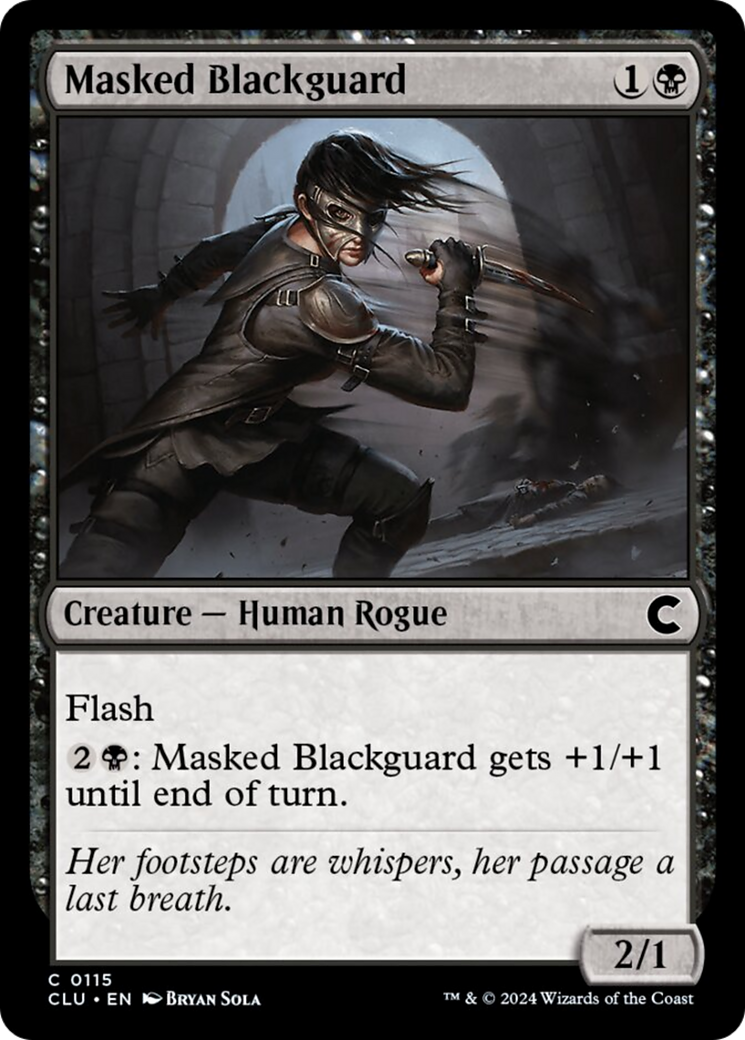Masked Blackguard [Ravnica: Clue Edition] | Dumpster Cat Games