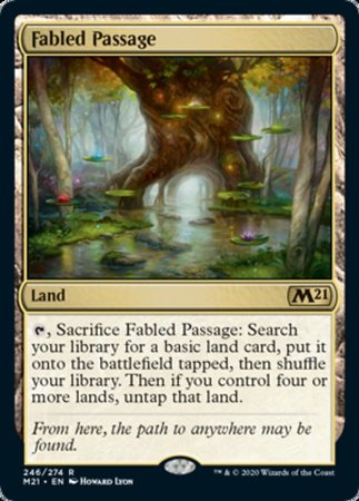Fabled Passage [Core Set 2021] | Dumpster Cat Games