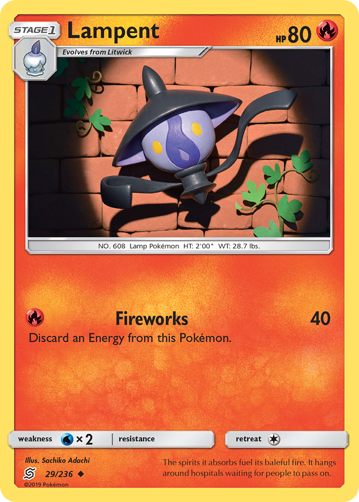 Lampent (29/236) [Sun & Moon: Unified Minds] | Dumpster Cat Games