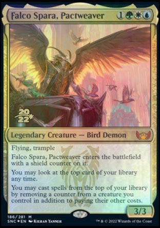 Falco Spara, Pactweaver [Streets of New Capenna Prerelease Promos] | Dumpster Cat Games