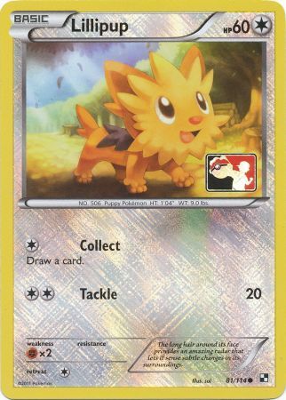 Lillipup (81/114) (League Promo) [Black & White: Base Set] | Dumpster Cat Games
