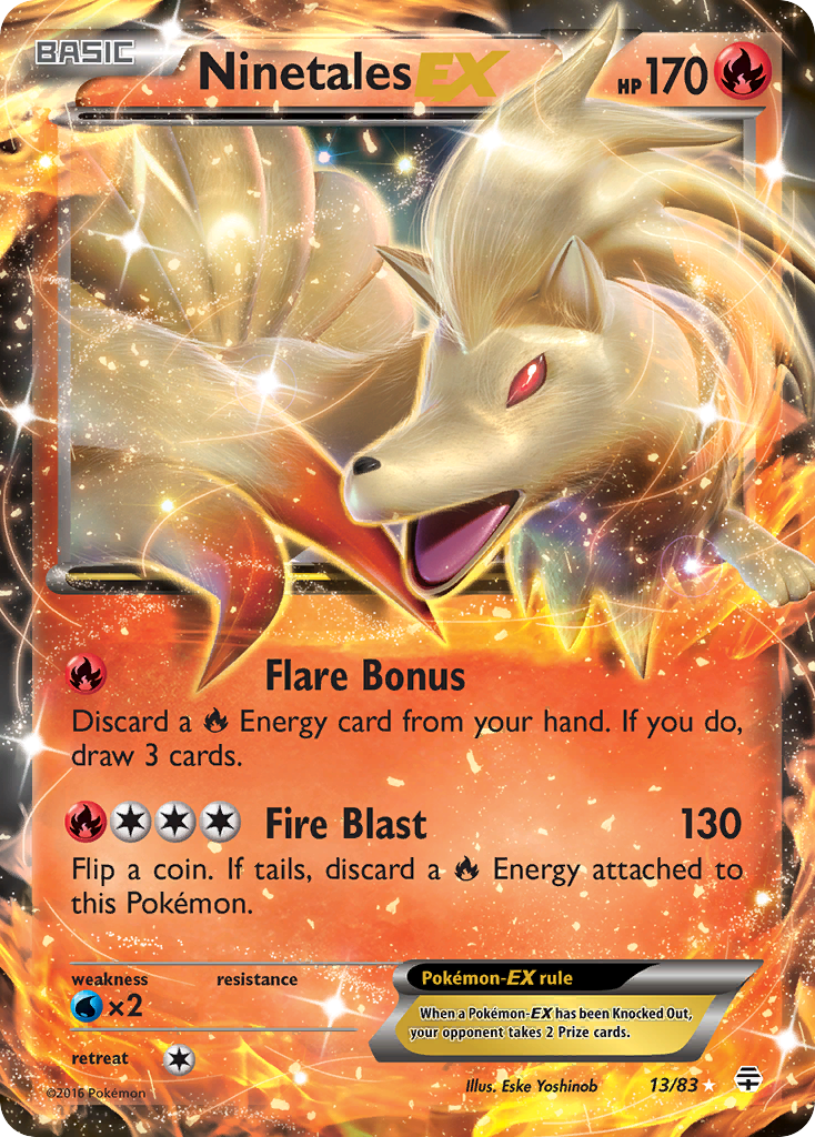 Ninetales EX (13/83) [XY: Generations] | Dumpster Cat Games