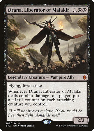 Drana, Liberator of Malakir [Battle for Zendikar] | Dumpster Cat Games