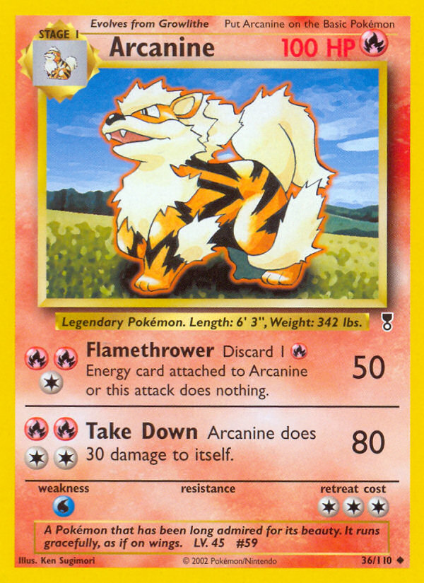 Arcanine (36/110) [Legendary Collection] | Dumpster Cat Games