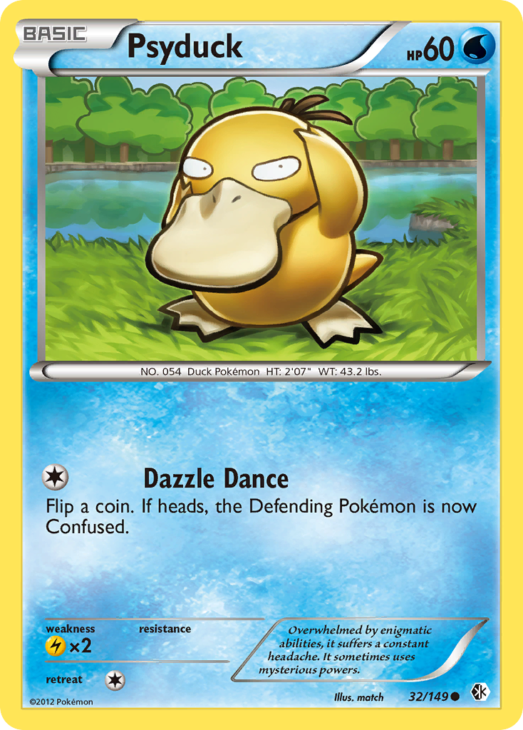 Psyduck (32/149) [Black & White: Boundaries Crossed] | Dumpster Cat Games