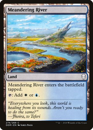 Meandering River [Dominaria] | Dumpster Cat Games