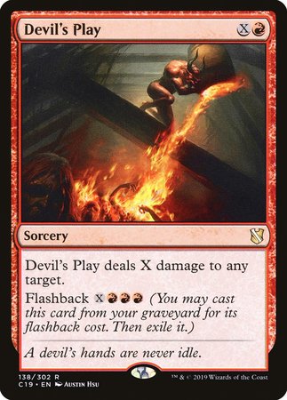 Devil's Play [Commander 2019] | Dumpster Cat Games