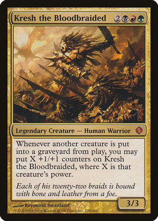 Kresh the Bloodbraided [Shards of Alara] | Dumpster Cat Games