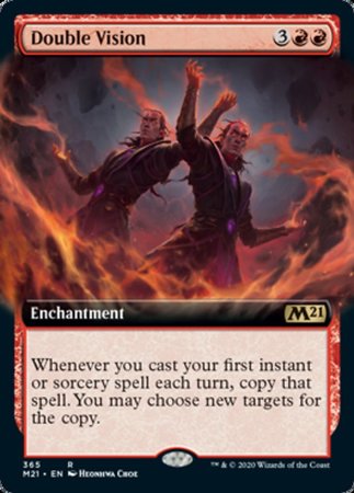 Double Vision (Extended Art) [Core Set 2021] | Dumpster Cat Games