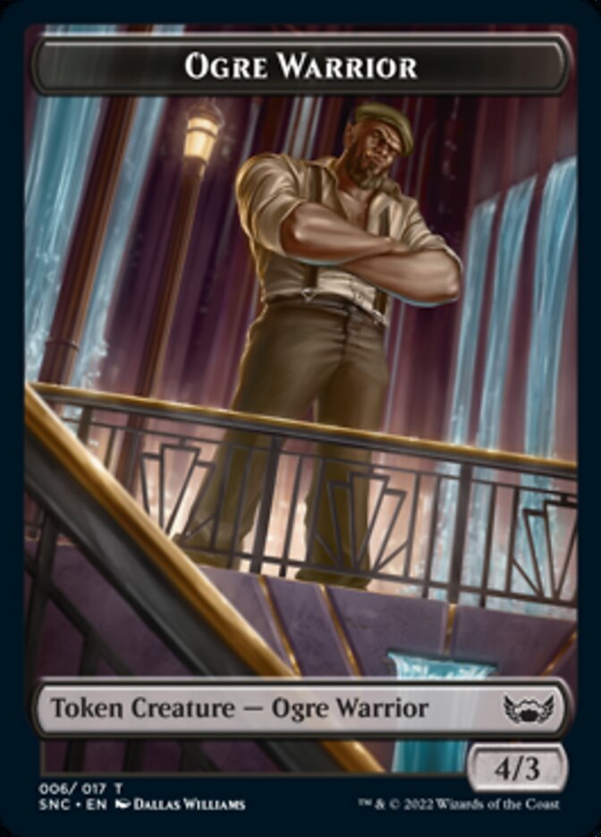 Ogre Warrior Token [Streets of New Capenna Tokens] | Dumpster Cat Games