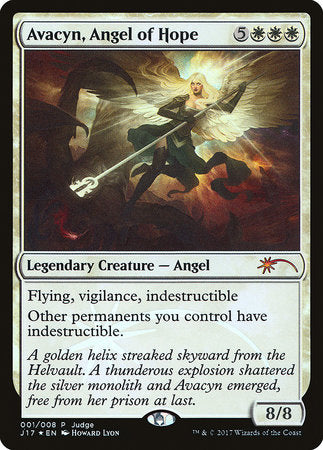 Avacyn, Angel of Hope [Judge Gift Cards 2017] | Dumpster Cat Games