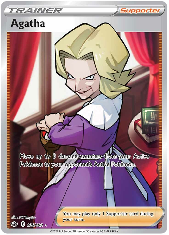 Agatha (186/198) [Sword & Shield: Chilling Reign] | Dumpster Cat Games