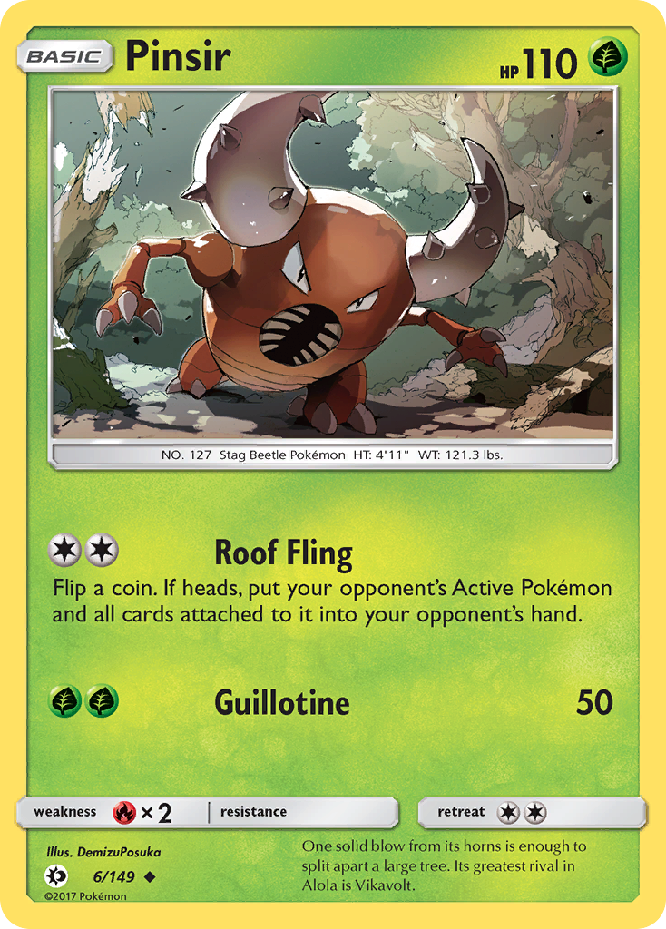 Pinsir (6/149) [Sun & Moon: Base Set] | Dumpster Cat Games