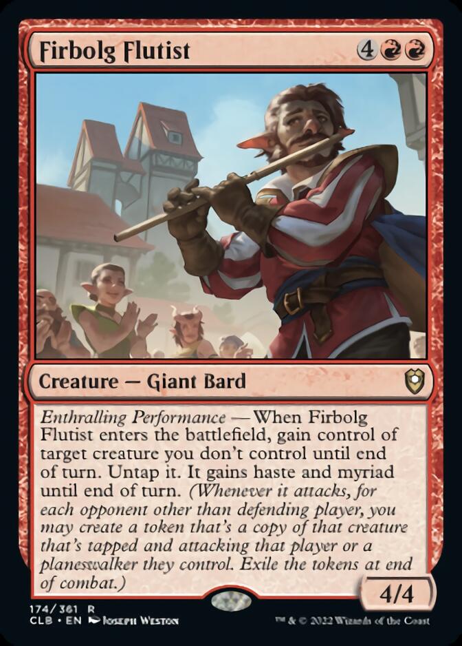 Firbolg Flutist [Commander Legends: Battle for Baldur's Gate] | Dumpster Cat Games