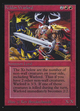 Keldon Warlord (IE) [Intl. Collectors’ Edition] | Dumpster Cat Games