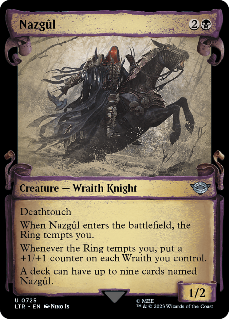 Nazgul (0725) [The Lord of the Rings: Tales of Middle-Earth Showcase Scrolls] | Dumpster Cat Games