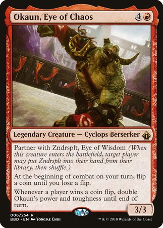 Okaun, Eye of Chaos [Battlebond] | Dumpster Cat Games