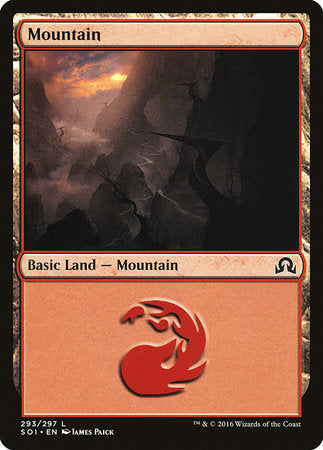 Mountain (293) [Shadows over Innistrad] | Dumpster Cat Games