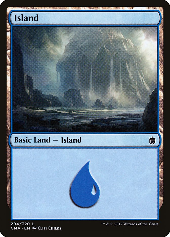 Island (294) [Commander Anthology] | Dumpster Cat Games