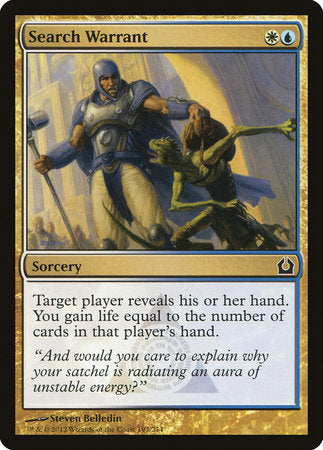 Search Warrant [Return to Ravnica] | Dumpster Cat Games