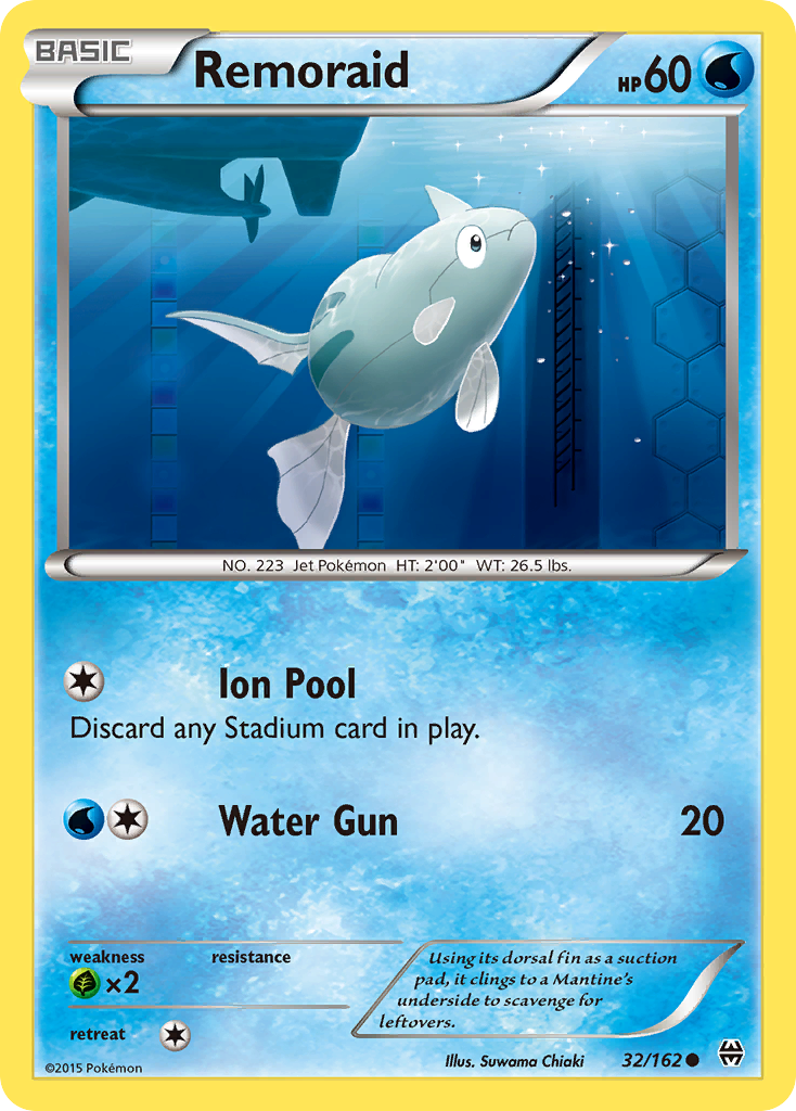 Remoraid (32/162) [XY: BREAKthrough] | Dumpster Cat Games