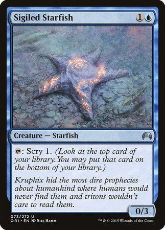 Sigiled Starfish [Magic Origins] | Dumpster Cat Games