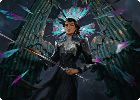 Sanctuary Warden Art Card [Streets of New Capenna Art Series] | Dumpster Cat Games