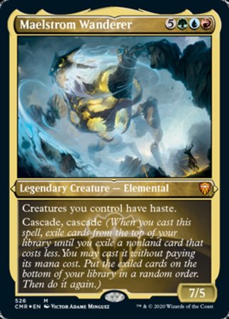 Maelstrom Wanderer (Foil Etched) [Commander Legends] | Dumpster Cat Games