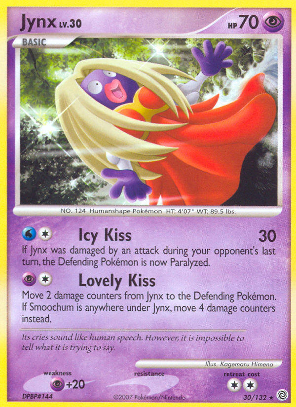 Jynx (30/132) [Diamond & Pearl: Secret Wonders] | Dumpster Cat Games
