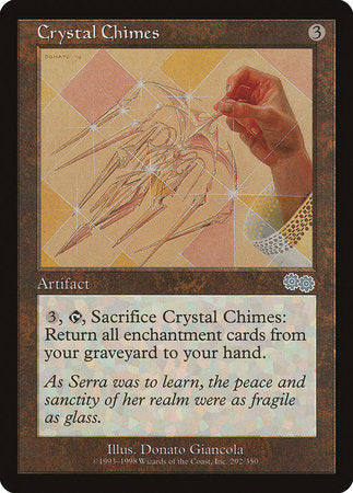 Crystal Chimes [Urza's Saga] | Dumpster Cat Games
