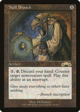 Null Brooch [Exodus] | Dumpster Cat Games