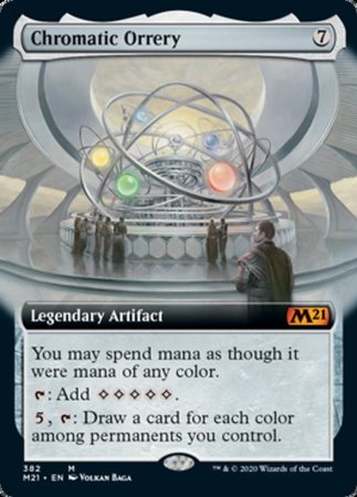 Chromatic Orrery (Extended Art) [Core Set 2021] | Dumpster Cat Games