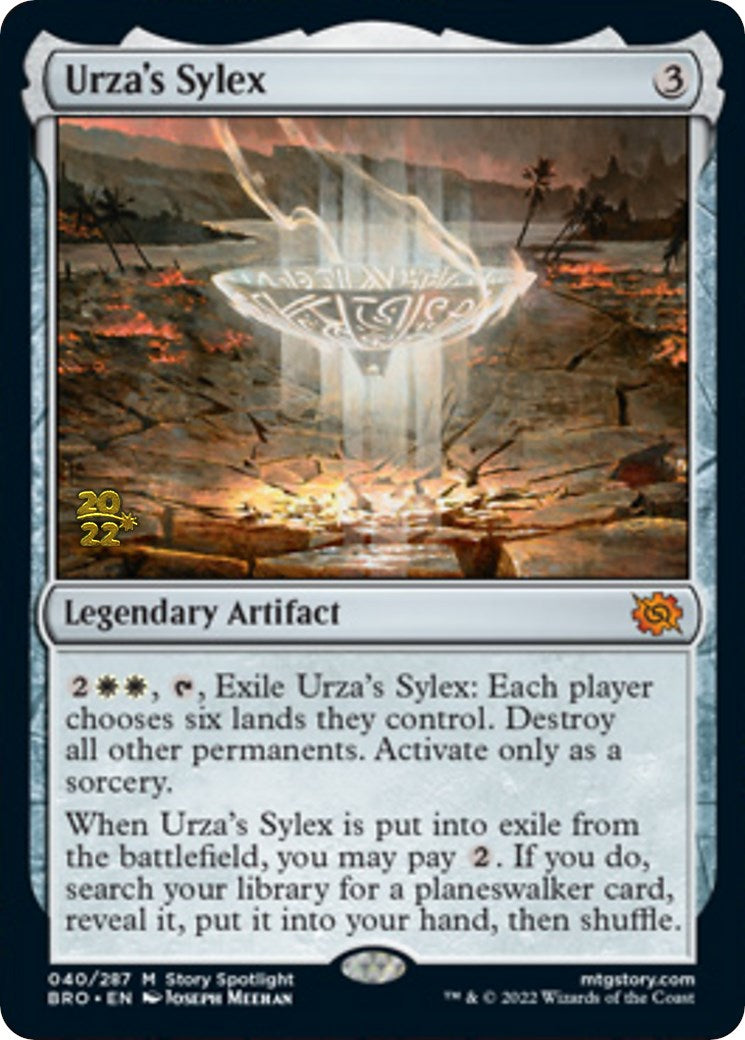 Urza's Sylex [The Brothers' War: Prerelease Promos] | Dumpster Cat Games