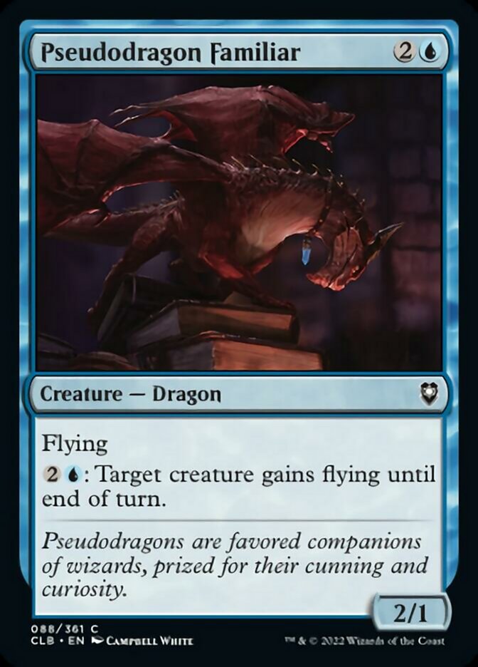 Pseudodragon Familiar [Commander Legends: Battle for Baldur's Gate] | Dumpster Cat Games