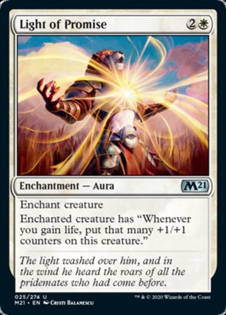 Light of Promise [Core Set 2021] | Dumpster Cat Games