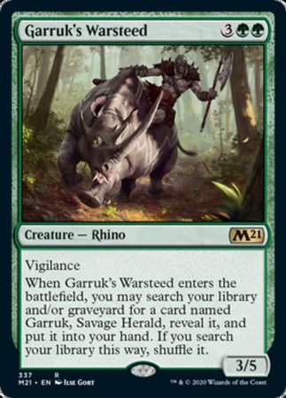 Garruk's Warsteed [Core Set 2021] | Dumpster Cat Games