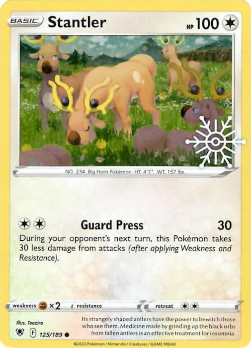 Stantler (125/189) (Holiday Calendar) [Sword & Shield: Astral Radiance] | Dumpster Cat Games