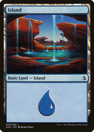 Island (260) [Amonkhet] | Dumpster Cat Games