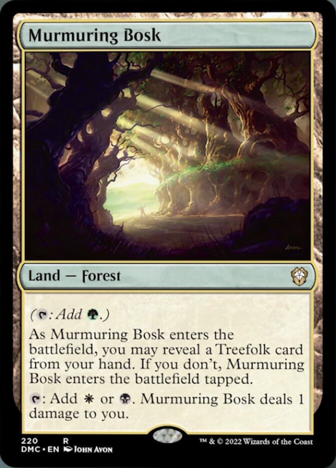 Murmuring Bosk [Dominaria United Commander] | Dumpster Cat Games