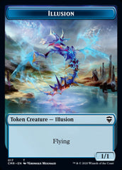 Illusion // Plant Token [Commander Legends Tokens] | Dumpster Cat Games