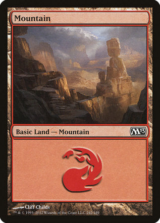 Mountain (242) [Magic 2013] | Dumpster Cat Games